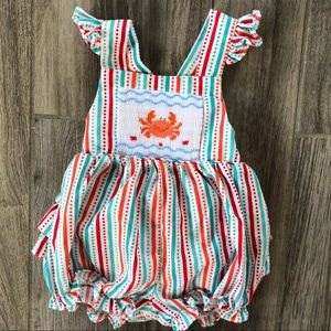 Bailey Boys Smocked Crab Bubble